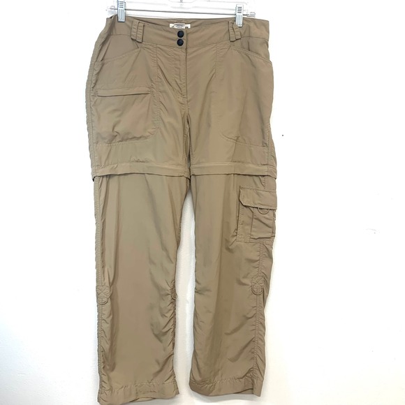 Magellan Outdoors Pants - Magellan Convertible Hiking Pants Shorts Outdoors Women 8 Nylon Pockets Light